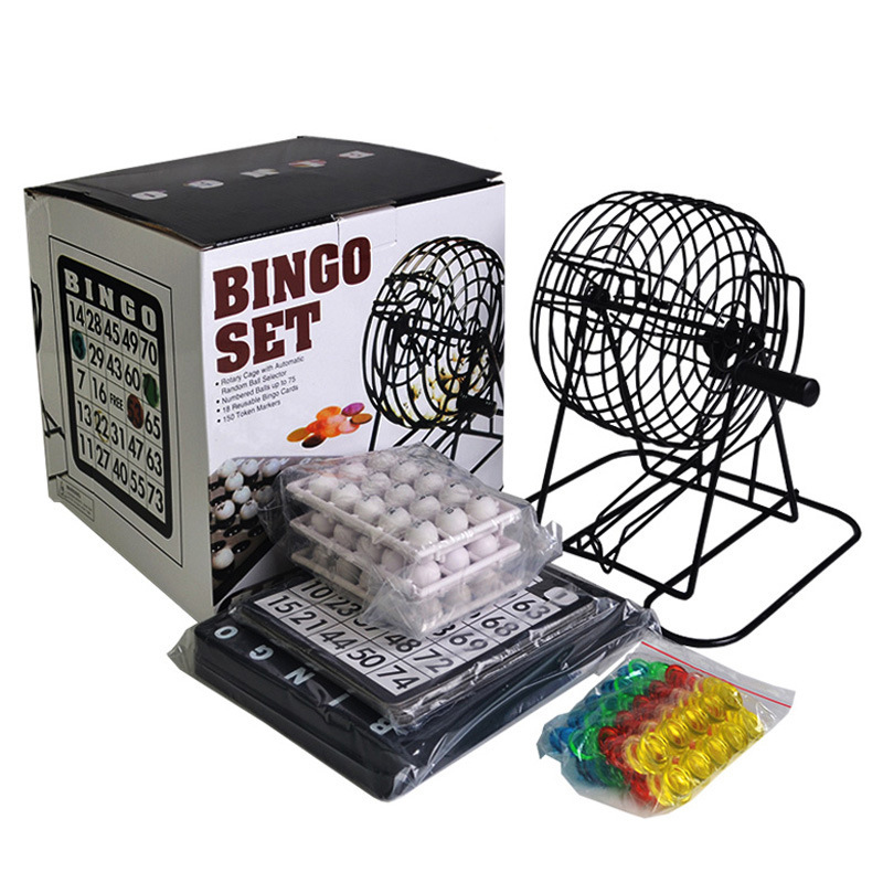 Party Games For Adults Large Group - Bingo Lottery Machine Steel Bingo Game