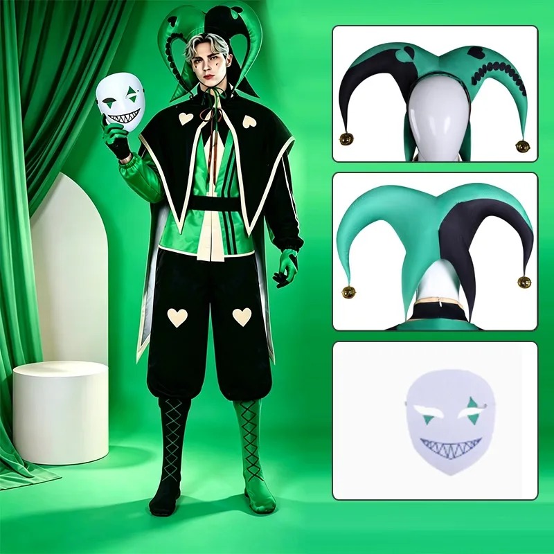 Party Games Carnival - Pierrot Cosplay Circus Clown Wear Joker