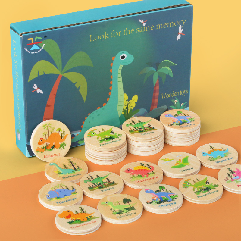 Party Games Summer - Memory Game Dinosaur Matching Toy Preschool