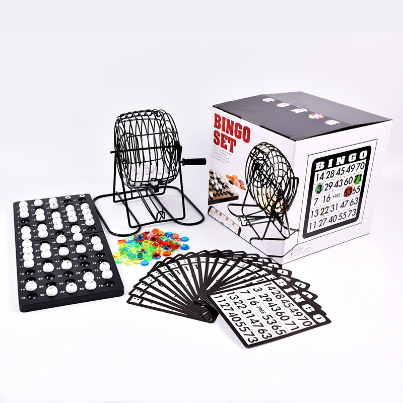Party Games For Adults Large Group - Bingo Lottery Machine Steel Bingo Game