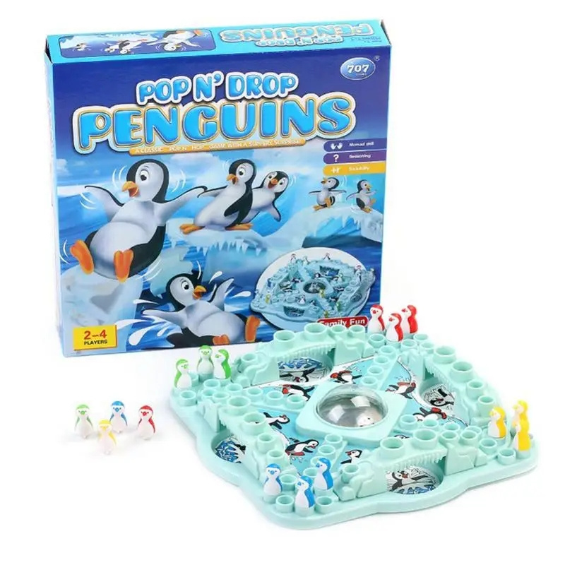 Party Games Multiplayer - Multiplayer Penguin Flying Chess Party Board