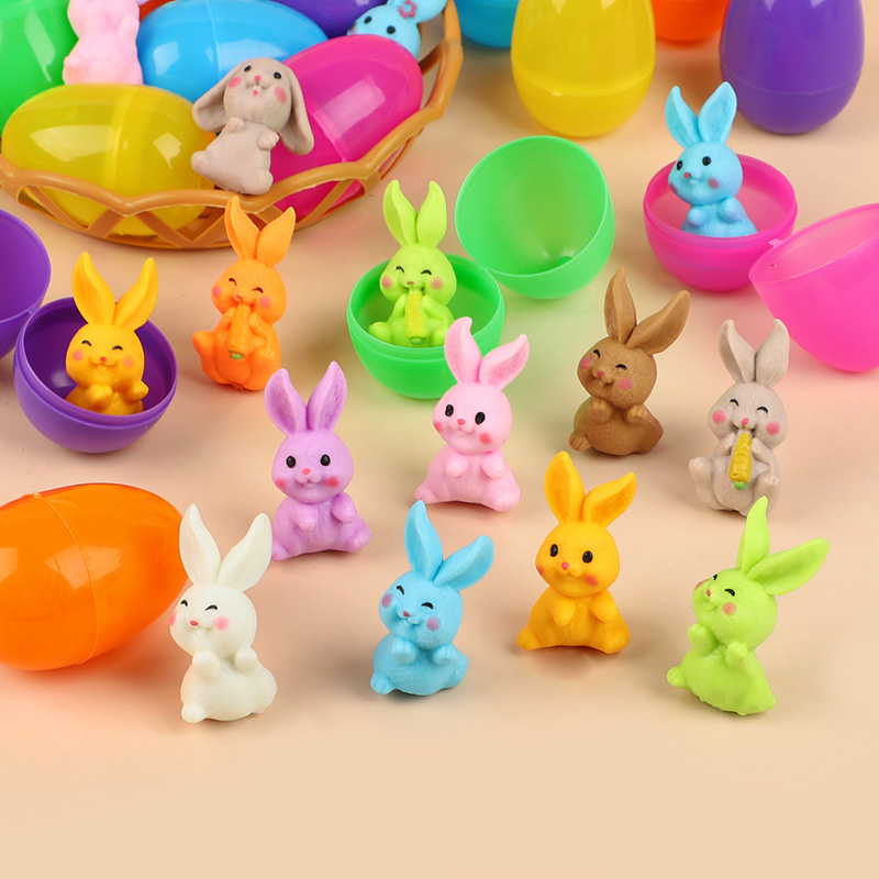 24Pcs Easter Egg With Rabbit F - Party Games Easter For Kids recension och pris