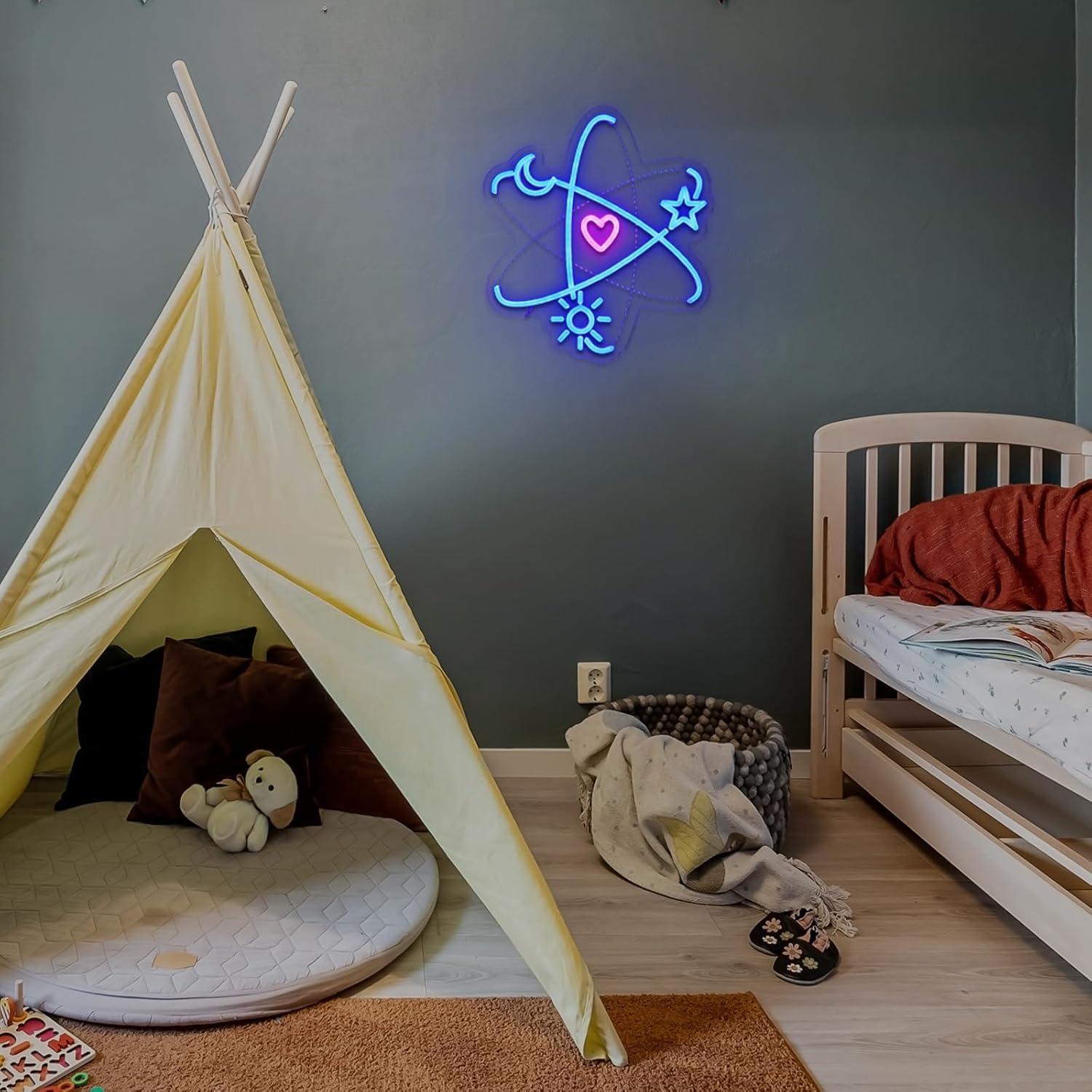 Atomic Neon Sign USB Dimmab LE - Party Games Lab recension och pris