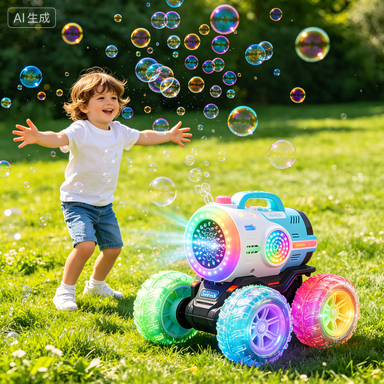 4-Wheel Colorful Manual Bubble - Party Games Lab recension och pris