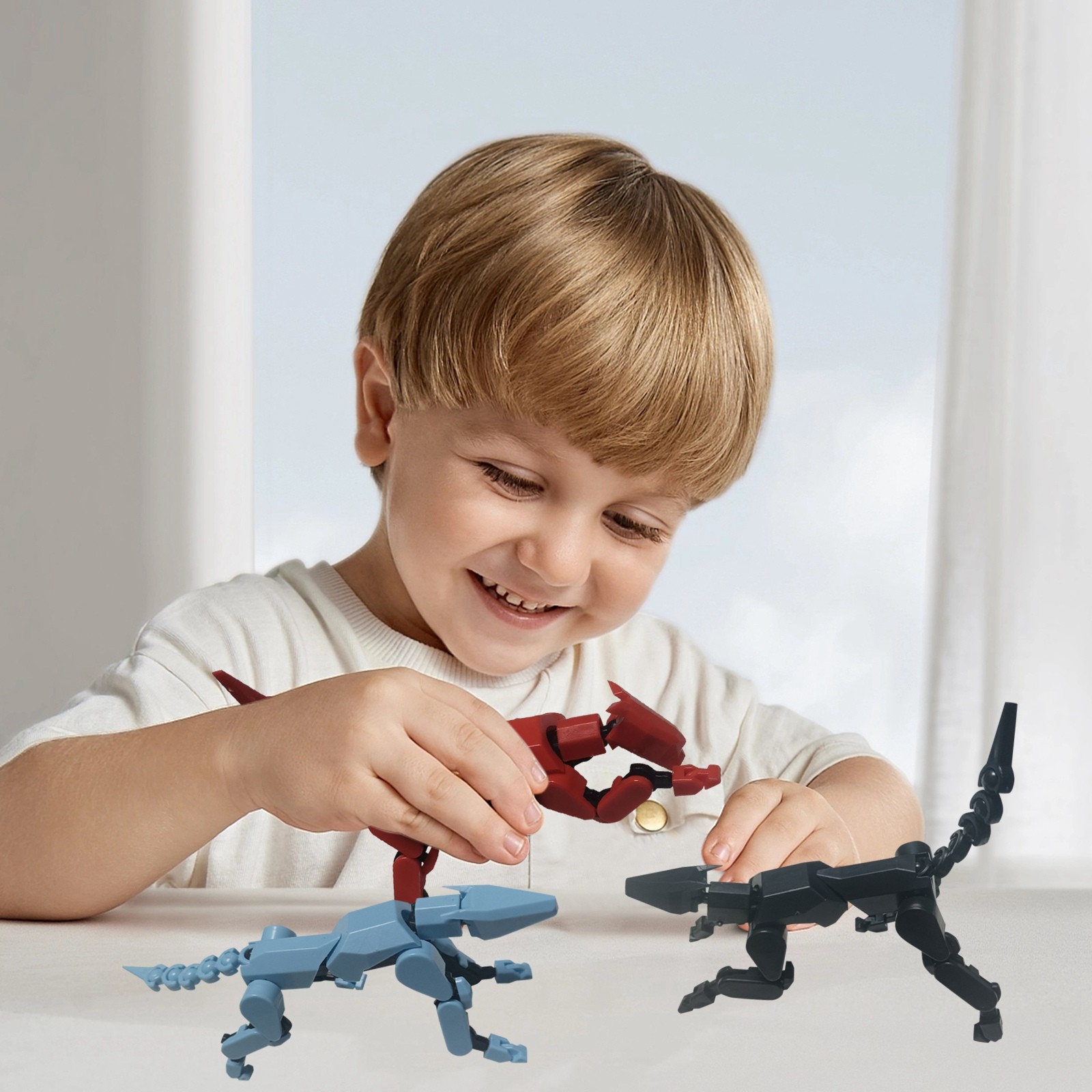 Multi-jointed Movable Robot 3. - Party Games Easter For Kids recension och pris