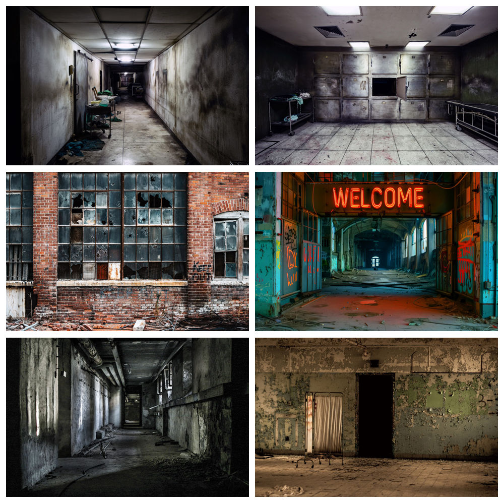 Horror Halloween Decor Backgro - Party Games Lab recension och pris