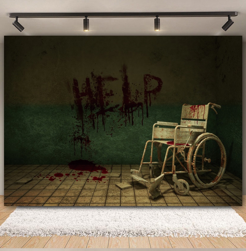 Horror Halloween Decor Backgro - Party Games Lab recension och pris