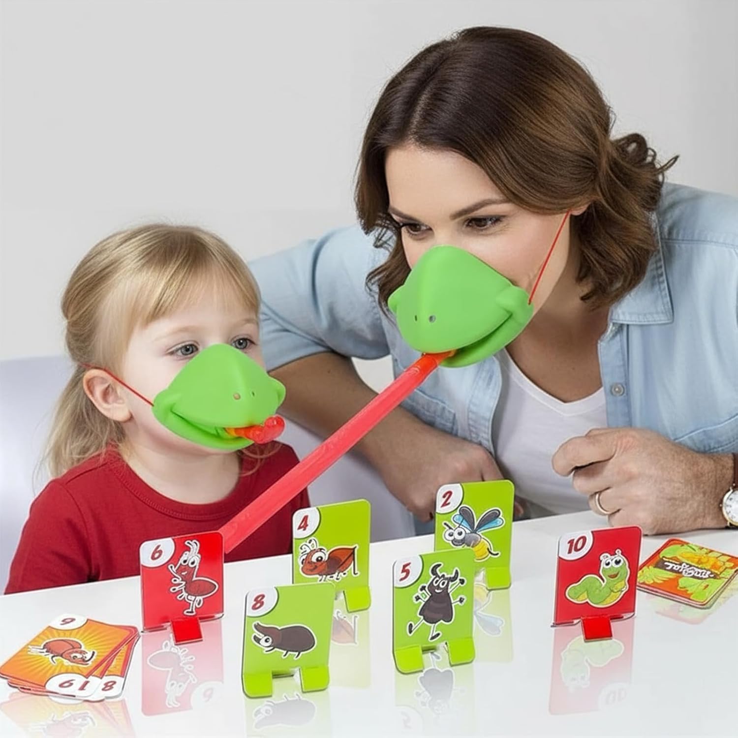 6 Set Chameleon Tongue Shootin - Party Games Easter For Kids recension och pris