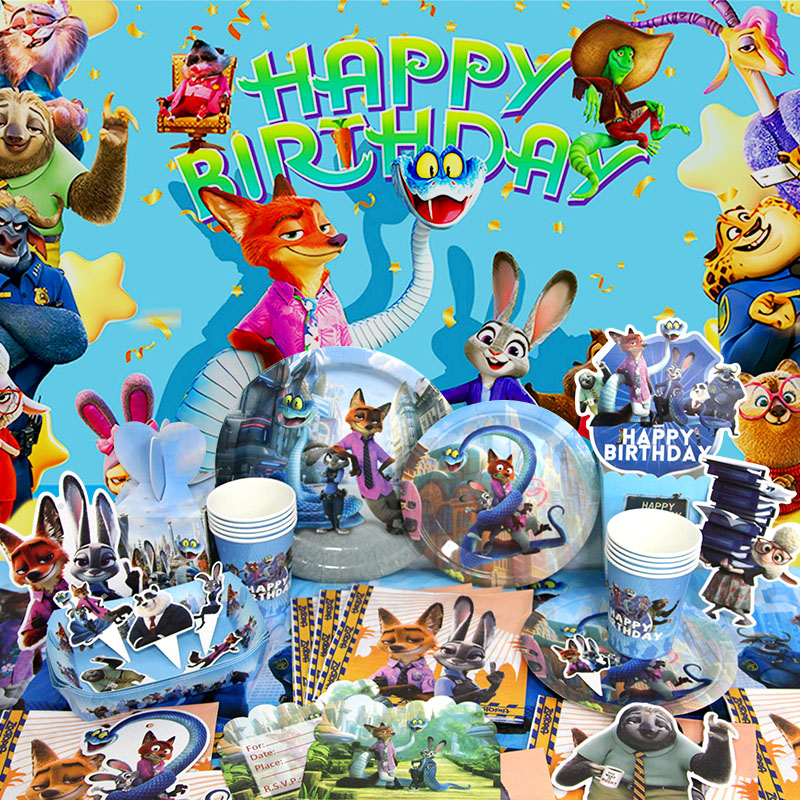Zootopia Birthday Party Decora - Zootopia Party Games recension och pris