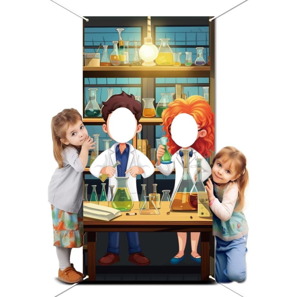 Science Party Backdrop Mad Sci - Party Games Lab recension och pris