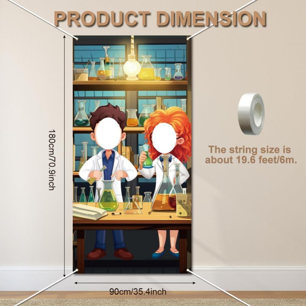 Science Party Backdrop Mad Sci - Party Games Lab recension och pris