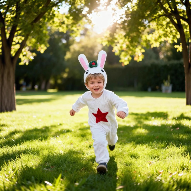 Kids White Easter  Costume wit - Party Games Easter For Kids recension och pris