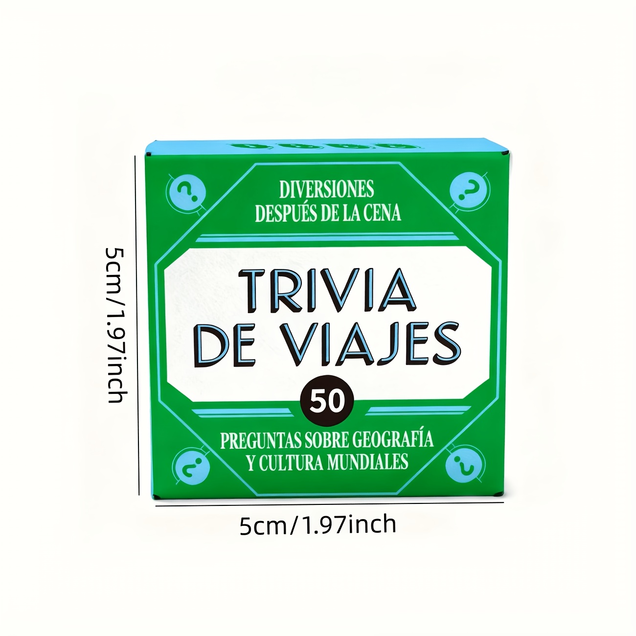 Mini Size Spanish Travel Trivi - Party Games Quiz For Adults recension och pris