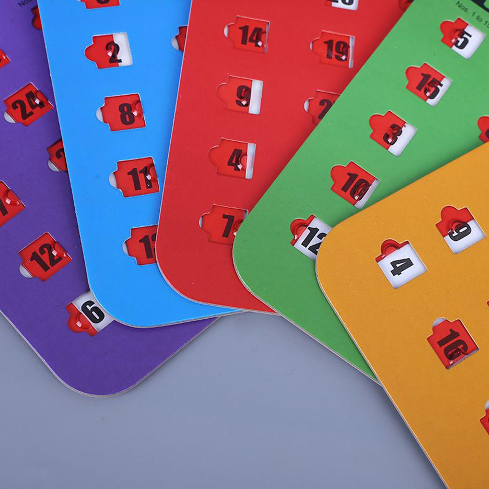 5 Pieces Bingo Game Cards Larg - Party Games For Adults Large Group recension och pris