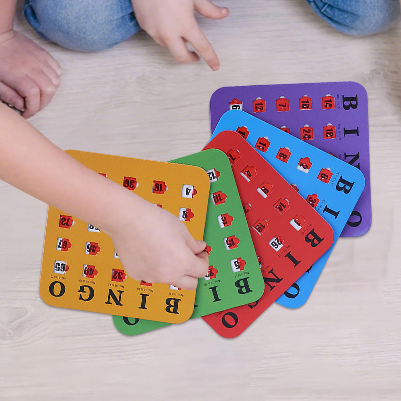 5 Pieces Bingo Game Cards Larg - Party Games For Adults Large Group recension och pris