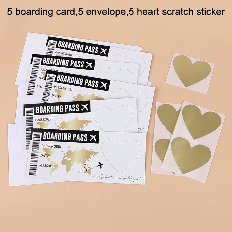 1Set Boarding Pass Scratch Off - Party Games Game Pass recension och pris