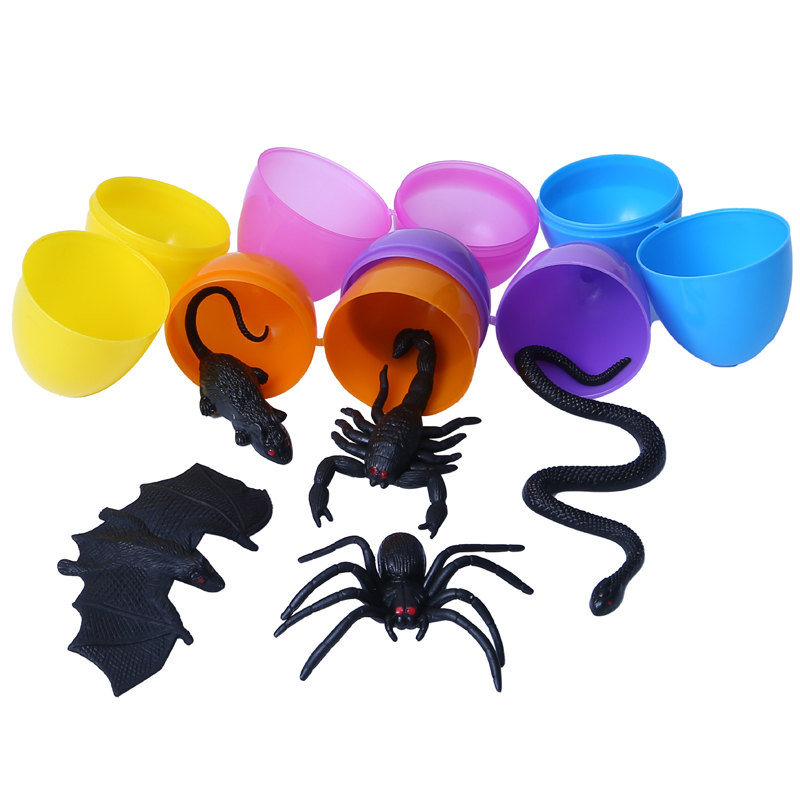 12/24Pcs Empty Easter Eggs Pla - Party Games Easter For Kids recension och pris