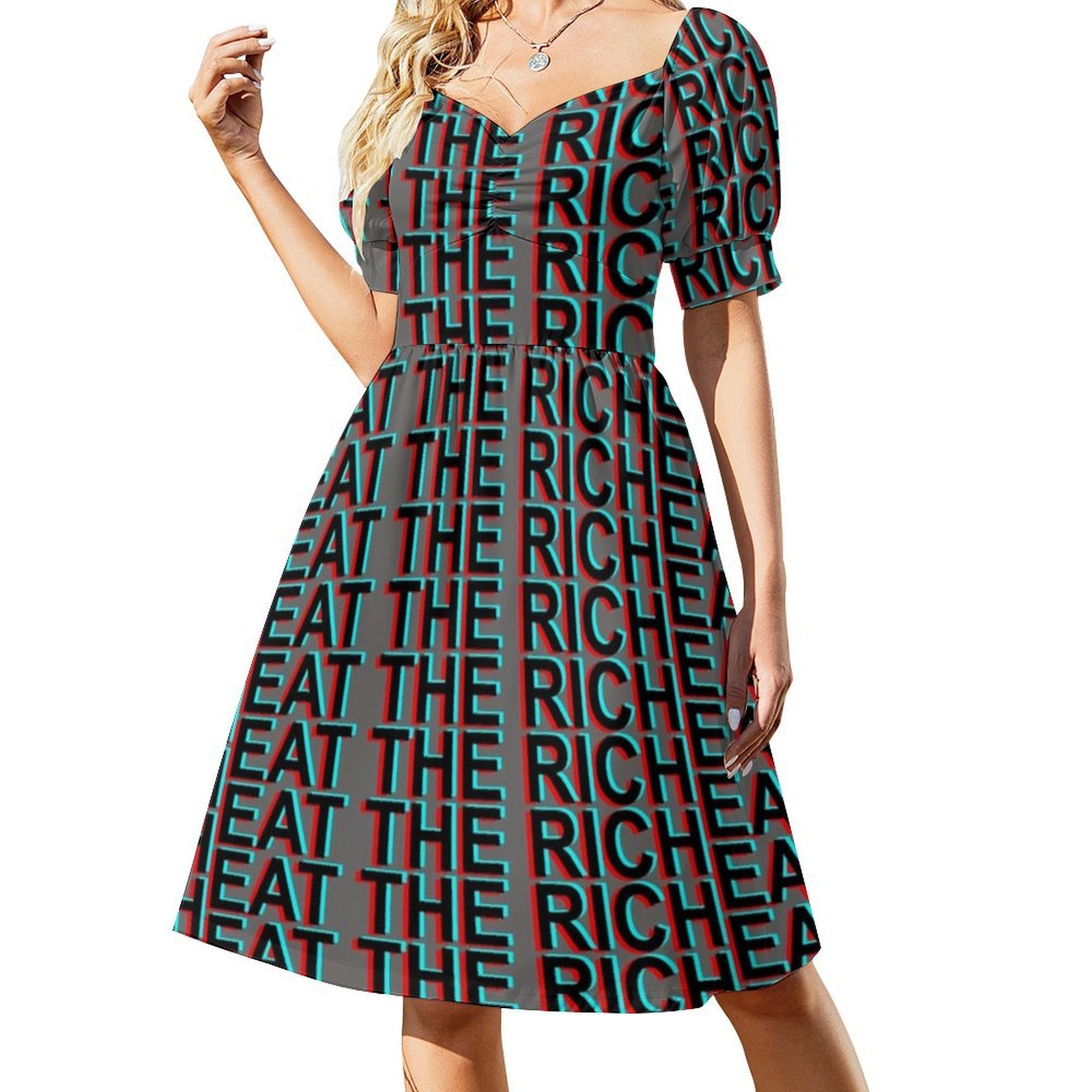 Eat The Rich Women's Elegant P - Party Games Summer recension och pris