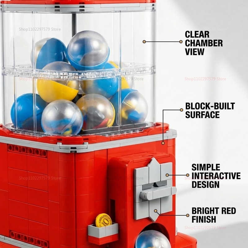 1343 PCS Vending Machine Build - Party Games Easter For Kids recension och pris
