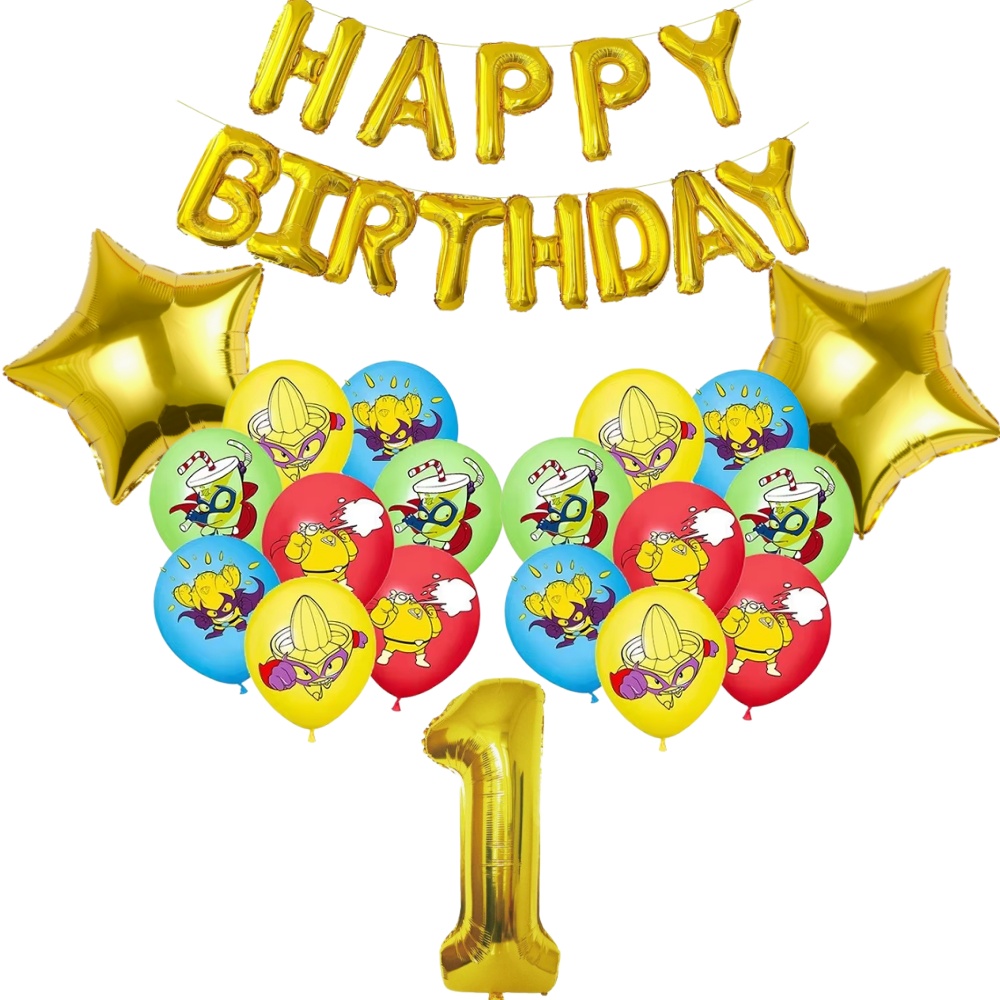 Superthings Theme Birthday Par - Party Games Easter For Kids recension och pris