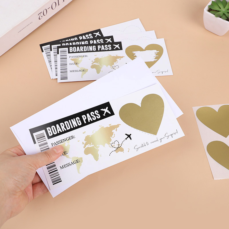 1Set Boarding Pass Scratch Off - Party Games Game Pass recension och pris