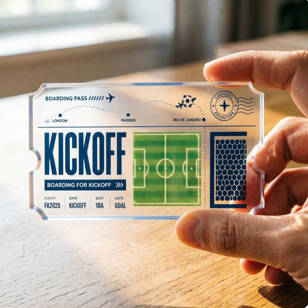 Soccer Travel Ticket Acrylic C - Party Games Game Pass recension och pris