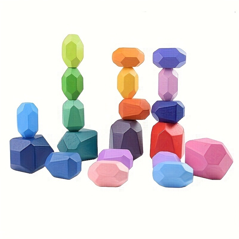 20pcs Wooden Stacked Balance S - Party Games Easter For Kids recension och pris