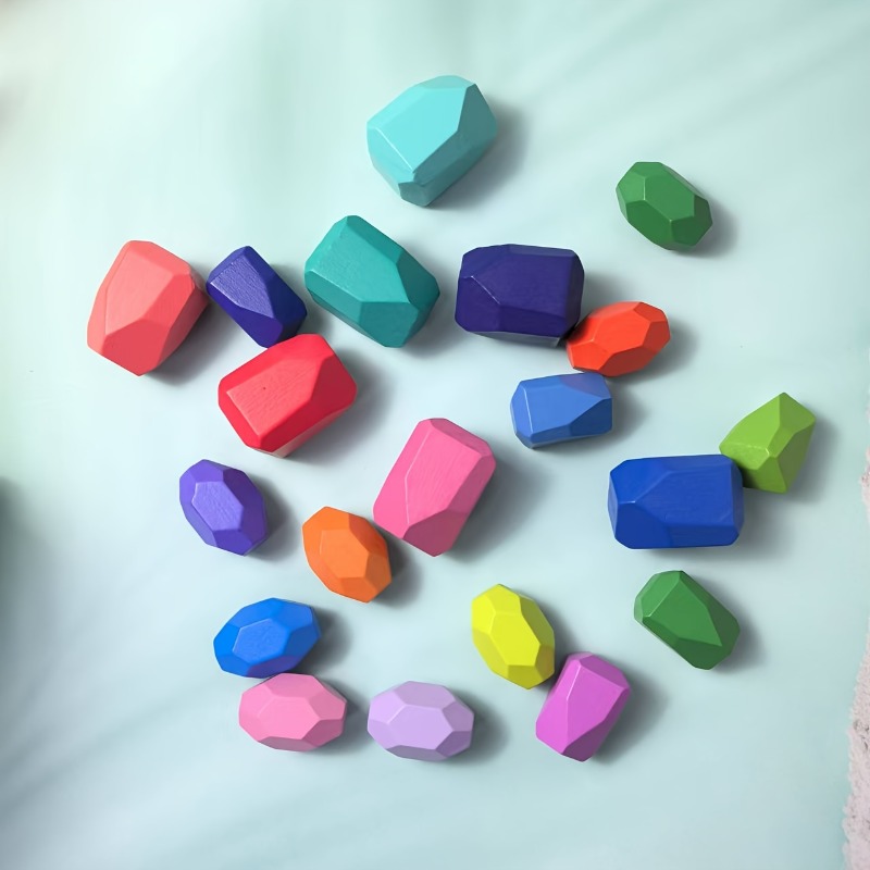 20pcs Wooden Stacked Balance S - Party Games Easter For Kids recension och pris