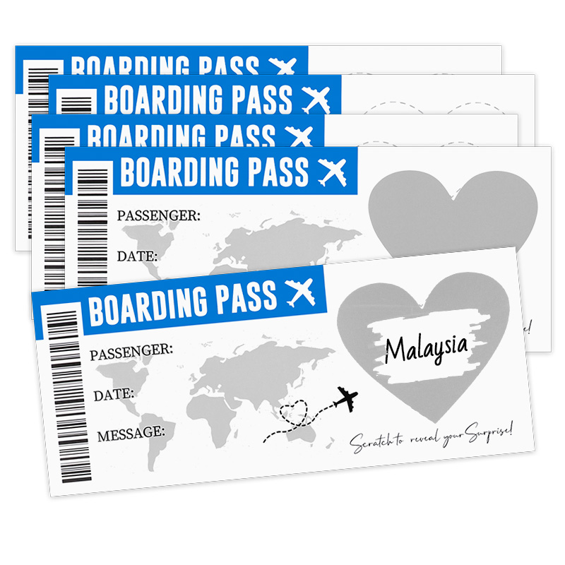1Set Boarding Pass Theme Scrat - Party Games Game Pass recension och pris