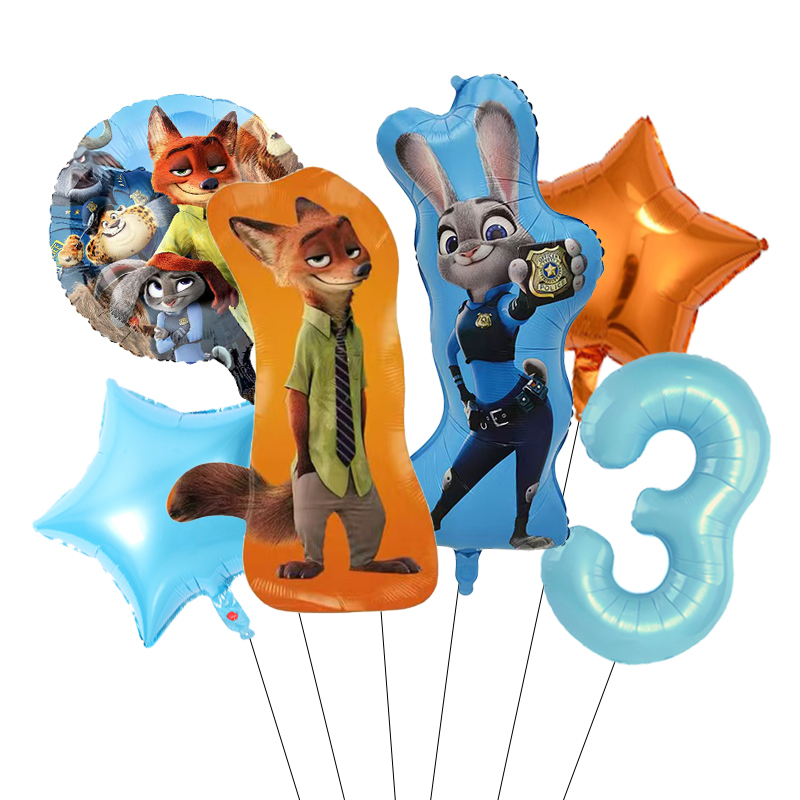 Zootopia Themed Balloon Garlan - Zootopia Party Games recension och pris