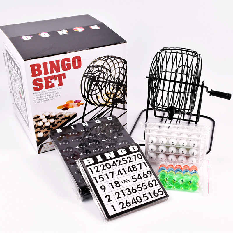 Bingo Lottery Machine Steel Bi - Party Games For Adults Large Group recension och pris
