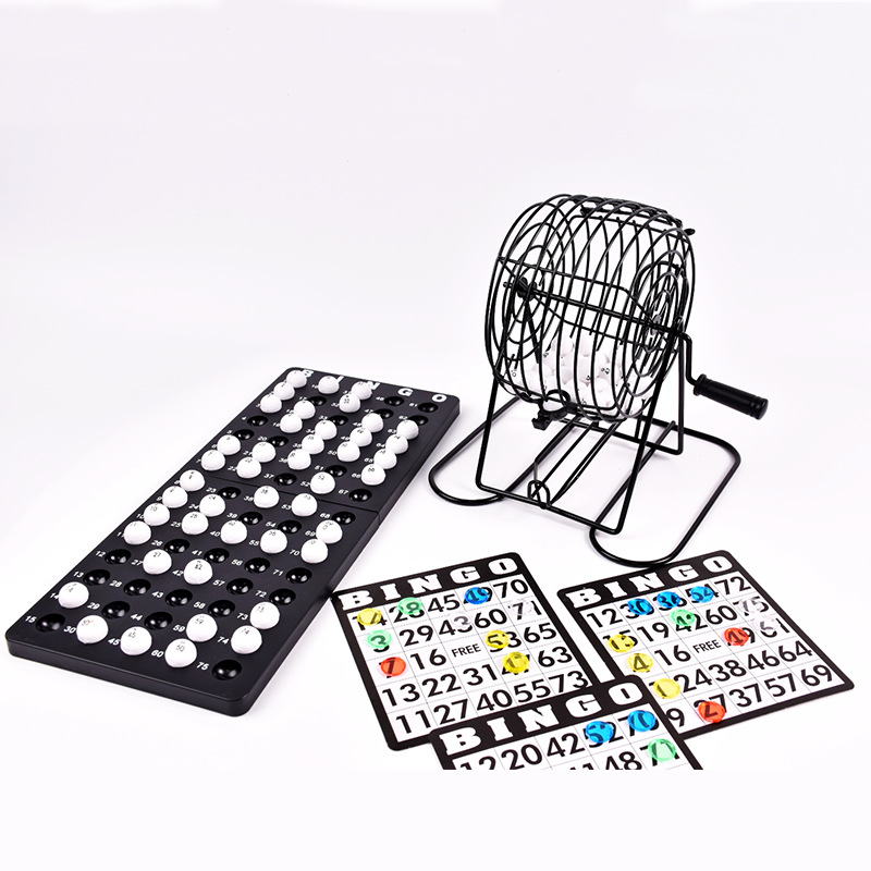 Bingo Lottery Machine Steel Bi - Party Games For Adults Large Group recension och pris