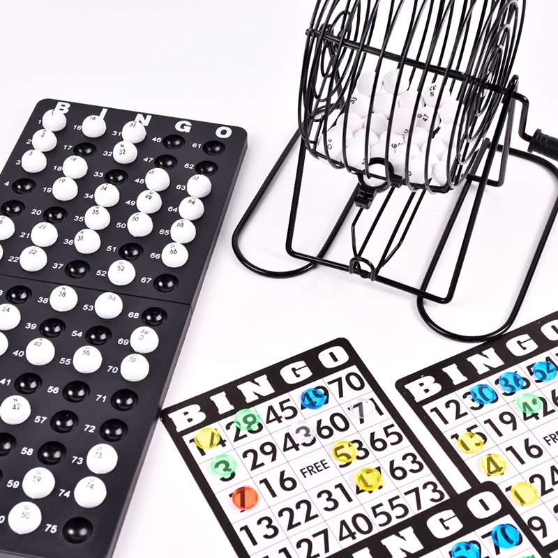 Bingo Lottery Machine Steel Bi - Party Games For Adults Large Group recension och pris